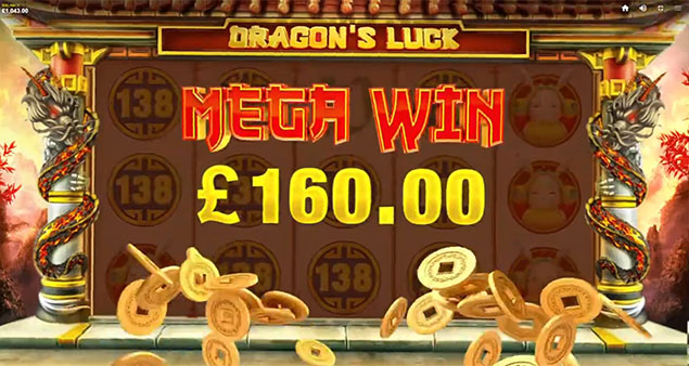 Red Tiger - Dragon’s Luck Mega Win - Play.co.za
