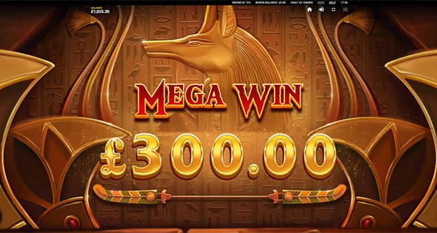 RED Tiger - Vault of Anubis Mega Win - Play.co.za