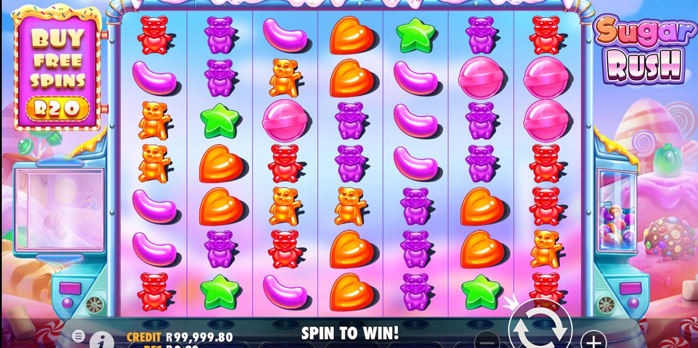 Sugar Rush by Pragmatic Play slot game Play.co.za