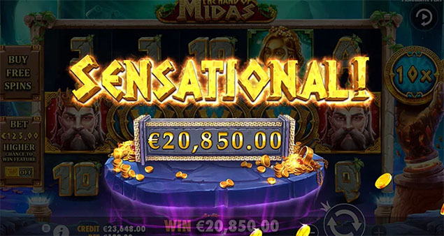 The Hand of Midas™ by Pragmatic Play sensational win Play.co.za