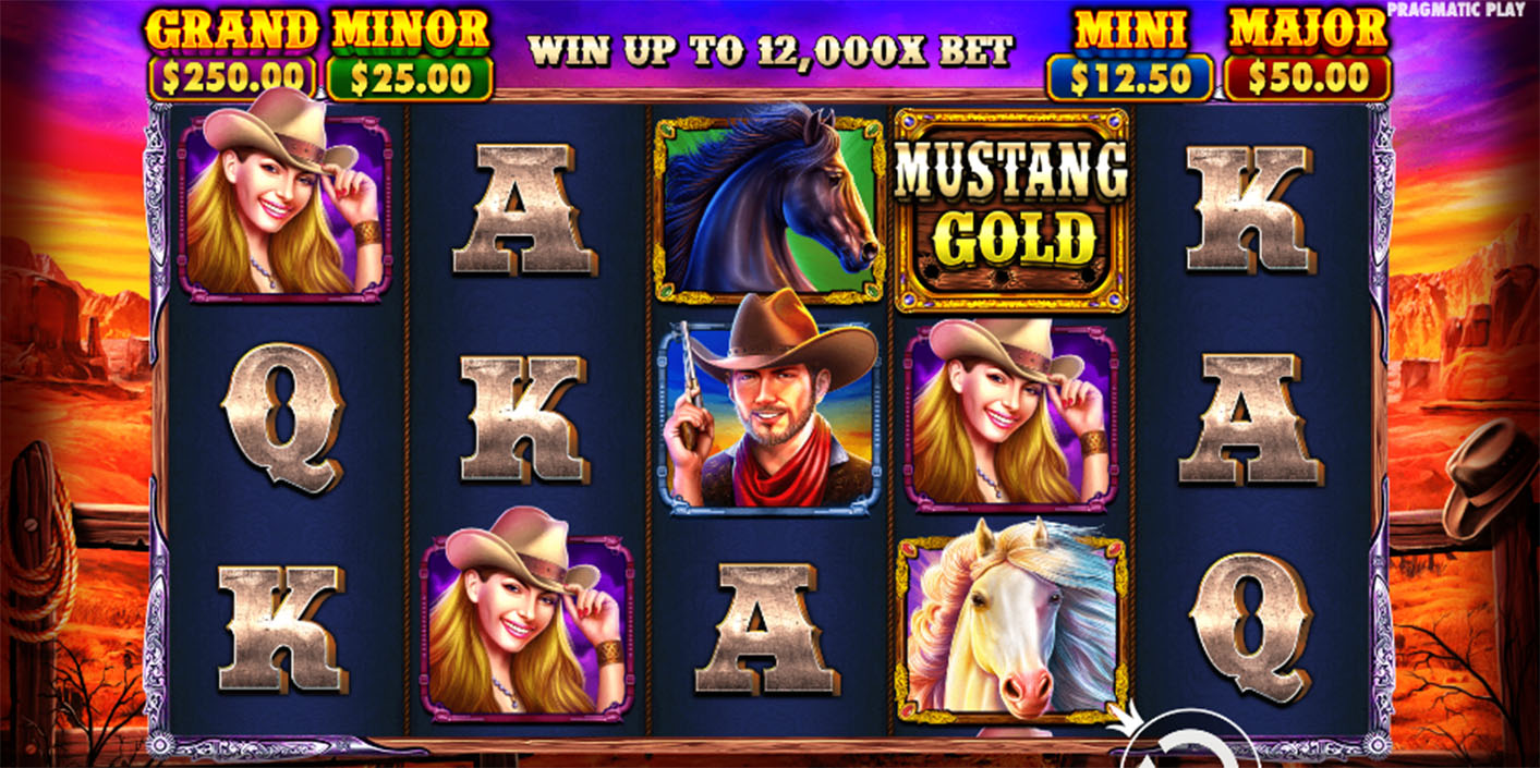 Pragmatic Play - Mustang Gold slot game - Play.co.za