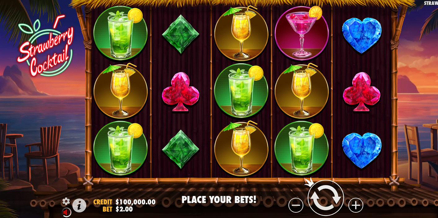 Pragmatic Play - Strawberry Cocktail slot game - Play.co.za