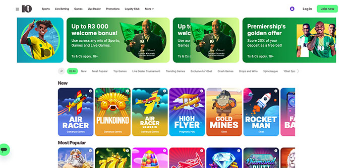 10Bet casino review