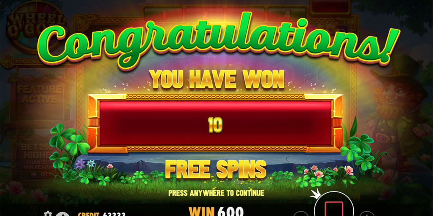 Pragmatic Play - Wheel O'Gold Free Spins - Play.co.za