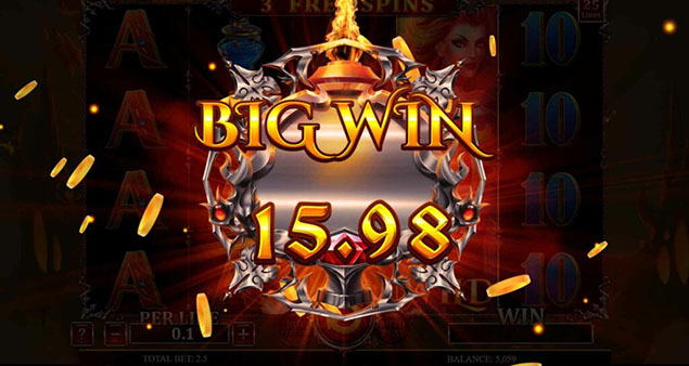 Spinomenal - Queen Of Fire Big Win - Play.co.za