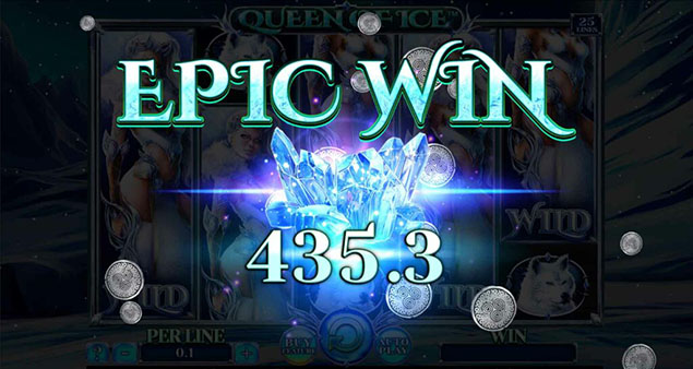 Spinomenal - Queen Of Ice Epic Win - Play.co.za