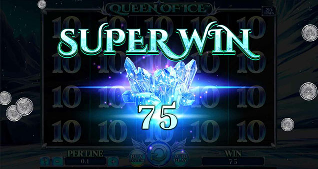 Spinomenal - Queen Of Ice Super Win - Play.co.za