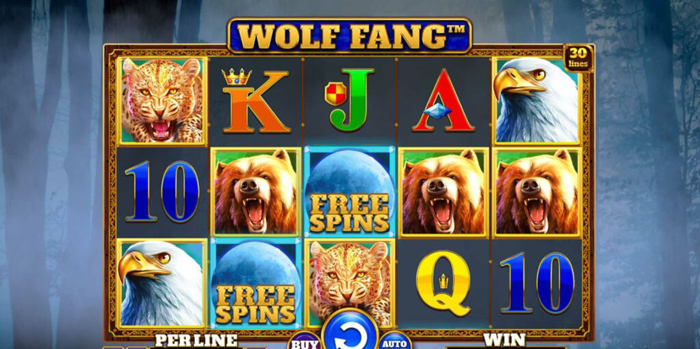 Spinomenal - Wolf Fang slot game - Play.co.za