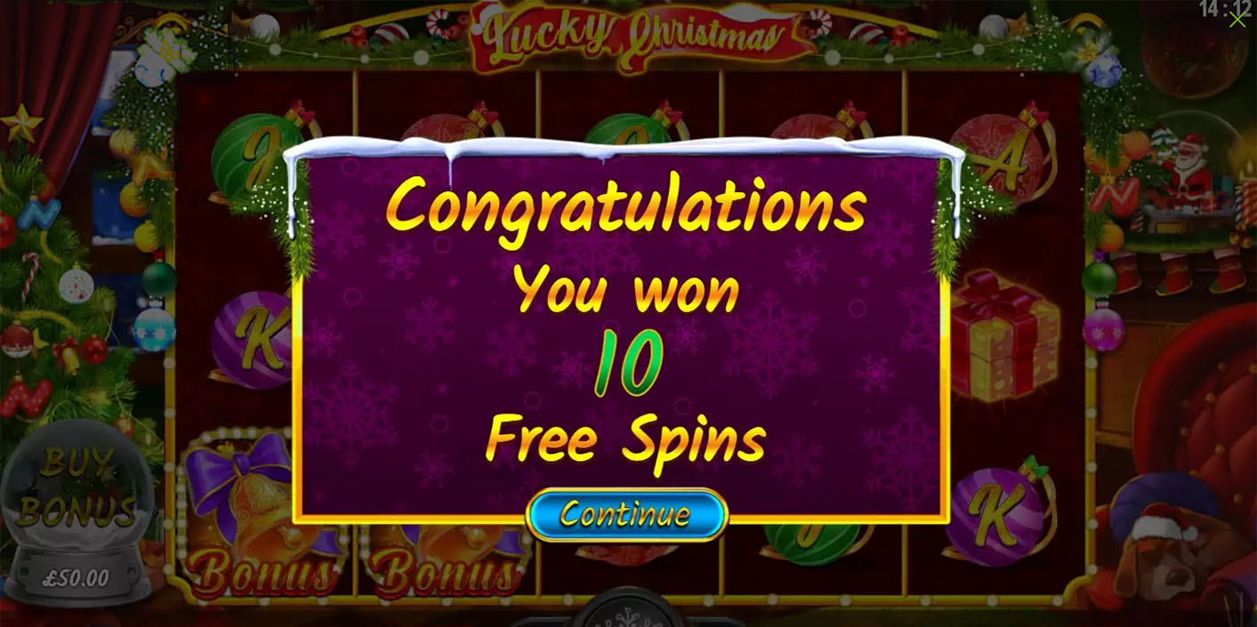 NetGaming - Lucky Christmas Free Spins - Play.co.za