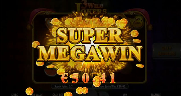 NetGaming - 3 Wild Jokers Super Mega Win - Play.co.za