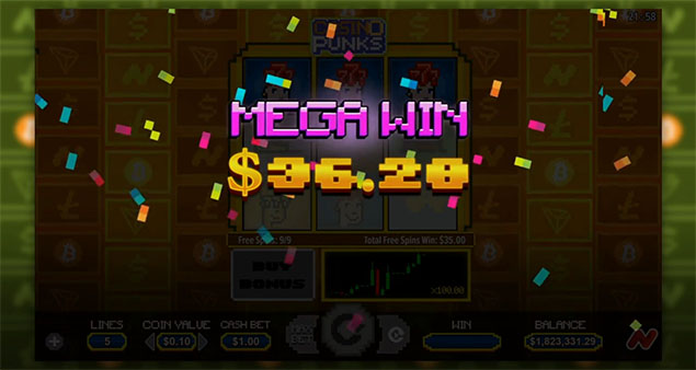 NetGaming - Casino Punks Mega Win - Play.co.za