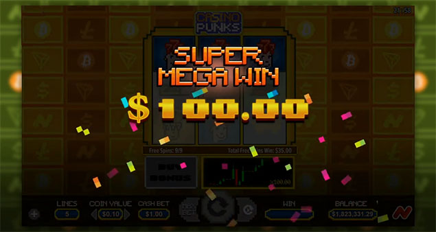 NetGaming - Casino Punks Super Mega Win - Play.co.za