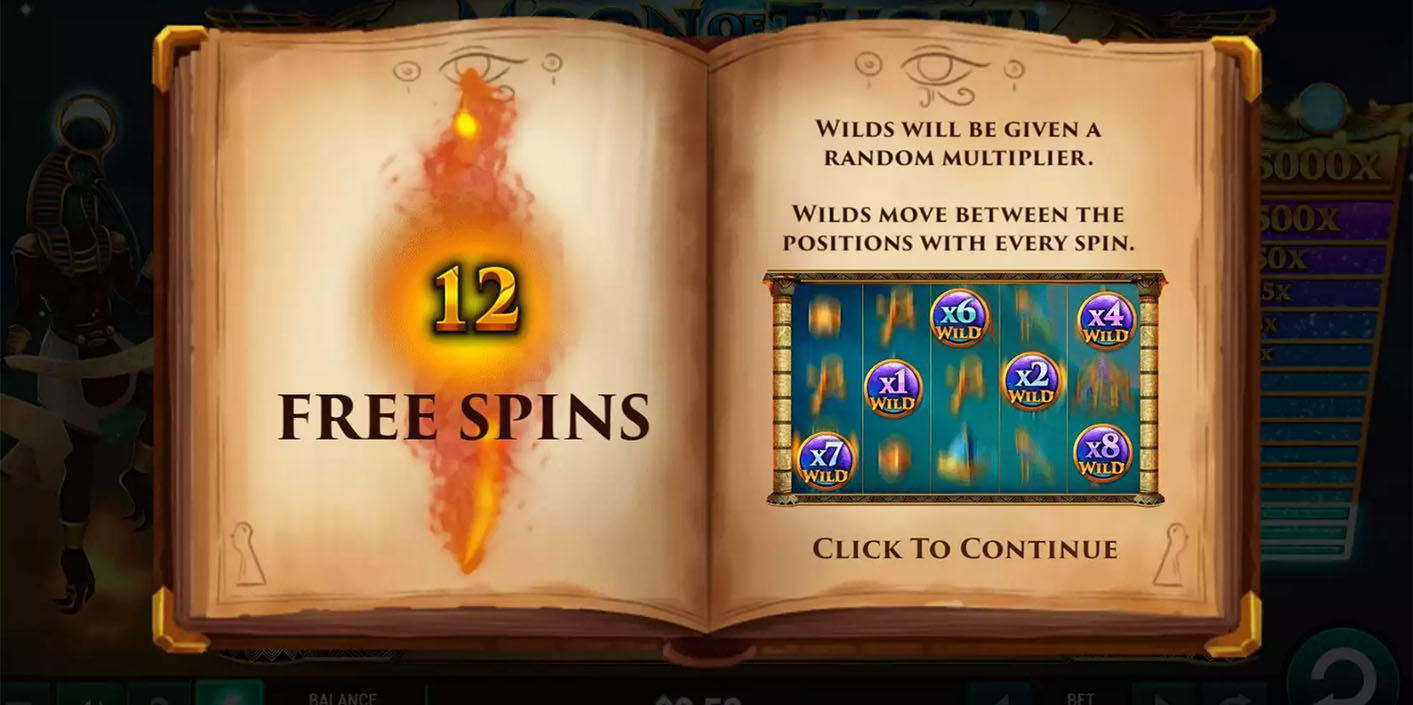 G. GAMES - Moon of Thoth Slopt Free Spins - Play.co.za