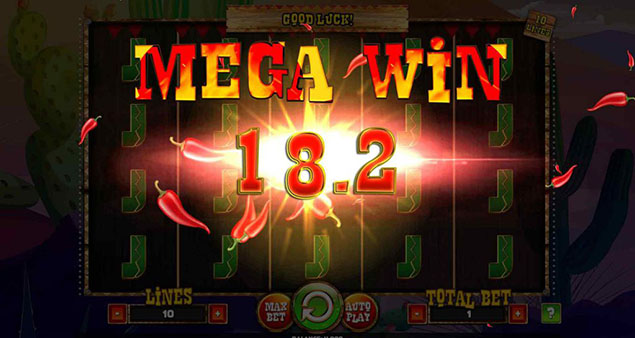 Spinomenal - 100 Lucky Chilies Mega Win - Play.co.za