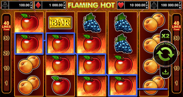 EGT DIGITAL - Flaming Hot Win Screen 3 - Play.co.za