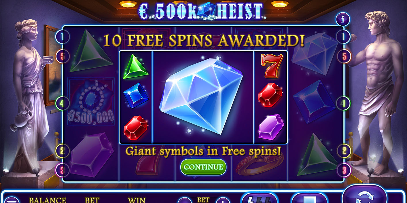 G. GAMES - 500K Heist Free Spins - Play.co.za