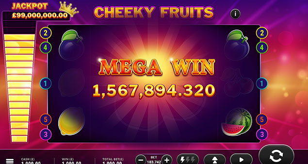 G. GAMES - Cheeky Fruits Mega Win - Play.co.za