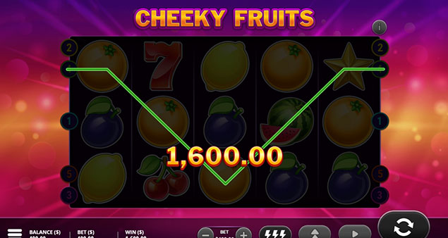 G. GAMES - Cheeky Fruits win screen 2