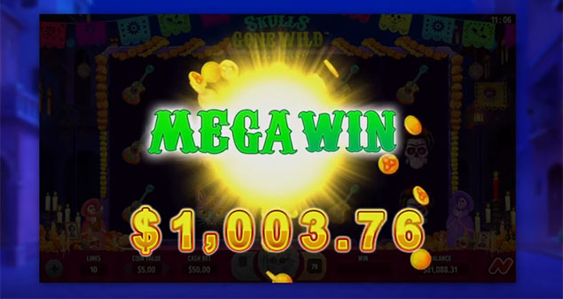 NETGAMING - Skulls Gone Wild Mega Win - Play.co.za