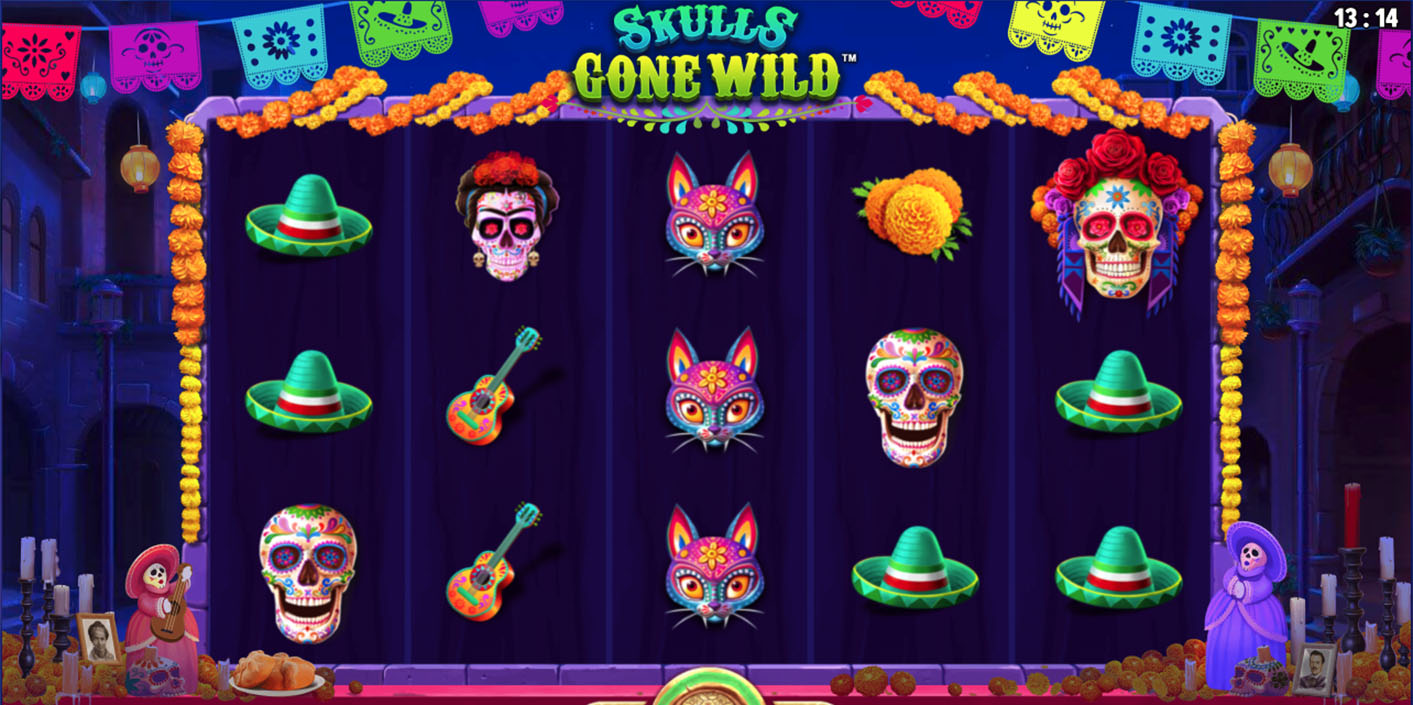 NETGAMING - Skulls Gone Wild slot game - Play.co.za