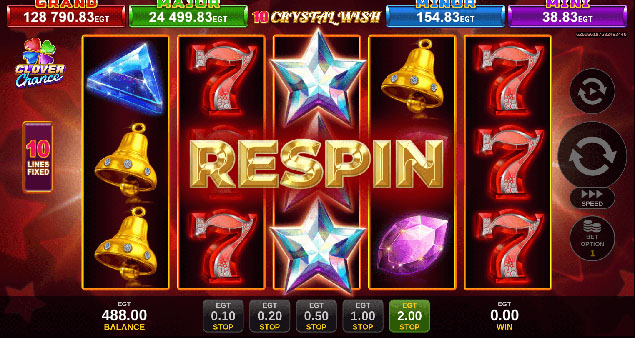 EGT DIGITAL - 10 Crystal Wish Respin - Play.co.za