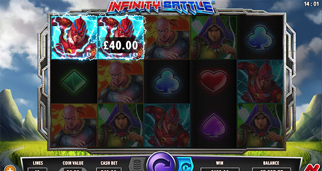 NETGAMING - Infinity Battle slot win 2 - Play.co.za