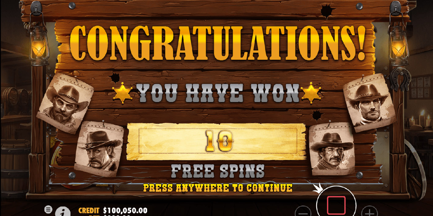Pragmatic Play - Cowboys Gold™ free spins - Play.co.za