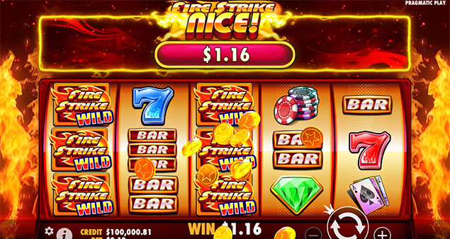 Pragmatic Play - Fire Strike Nice Win - Play.co.za