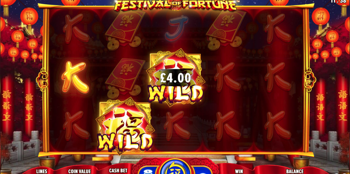 NETGAMING - Festival of Fortune slot Wilds - Play.co.za