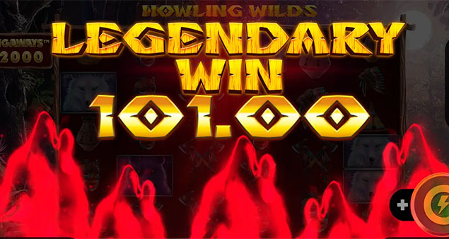 Booming Games - Howling Wolves Megaways Legendary Win - Play.co.za