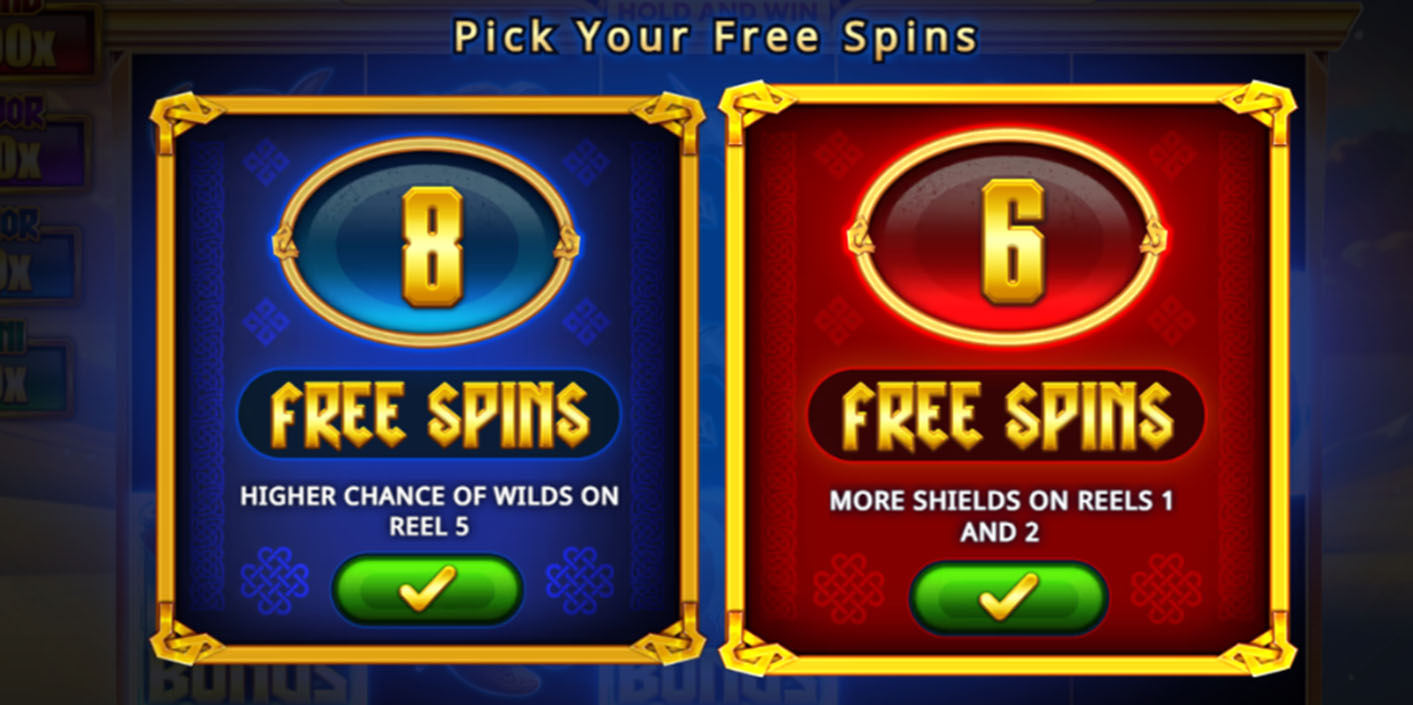 Booming Games - Shields of Gold Valkyrie Hold and Win Free Spins - Play.co.za