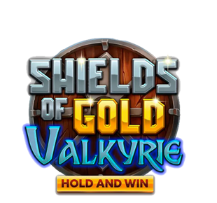 Booming Games - Shields of Gold Valkyrie Hold and Win slot logo - Play.co.za