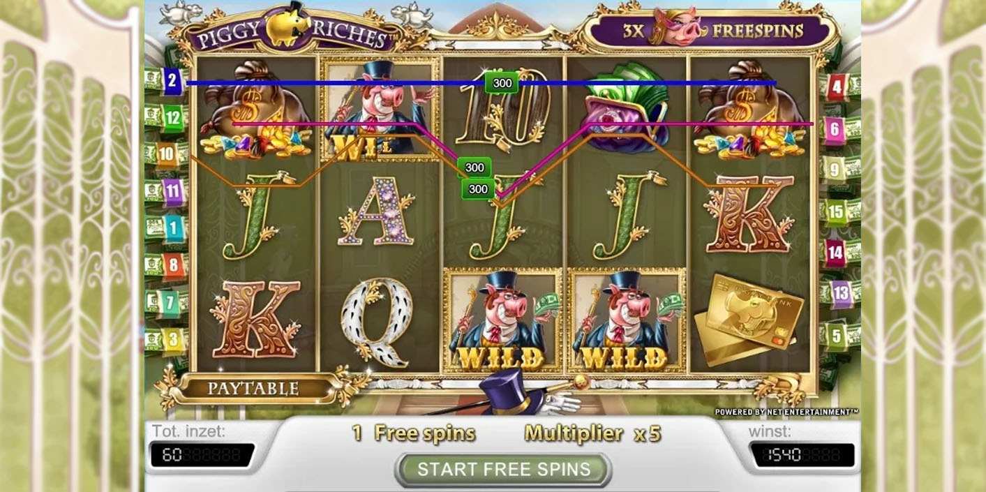 NETENT - Piggy Riches Free Spins - Play.co.za