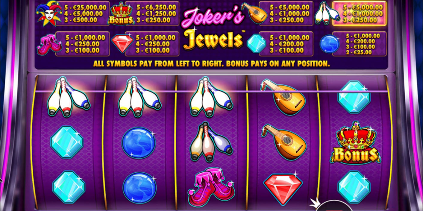 Pragmatic Play - Joker's Jewels Bonus symbol - Play.co.za