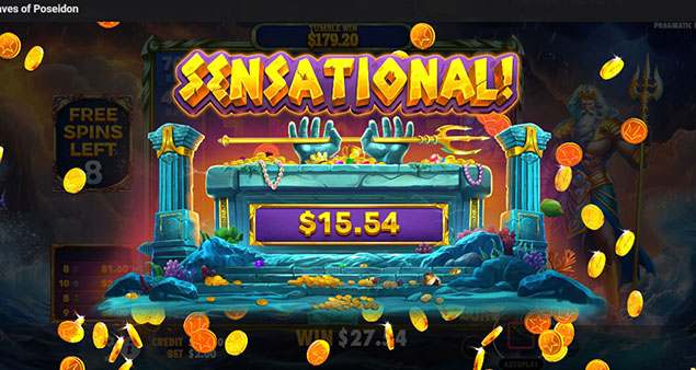 Pragmatic Play - Waves of Poseidon Sensational Win- Play.co.za