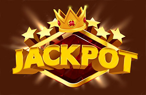 Big, gold letters spelling jackpot representing progressive jackpot slots South Africa Featured