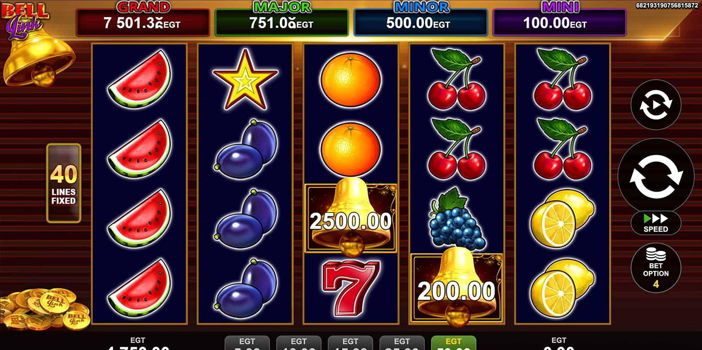 EGT Digital - 40 Super Hot Bell Link gameplay- Play.co.za