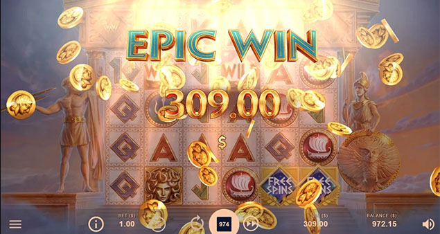 NetEnt - Parthenon- Quest for Immortality Epic Win - Play.co.za