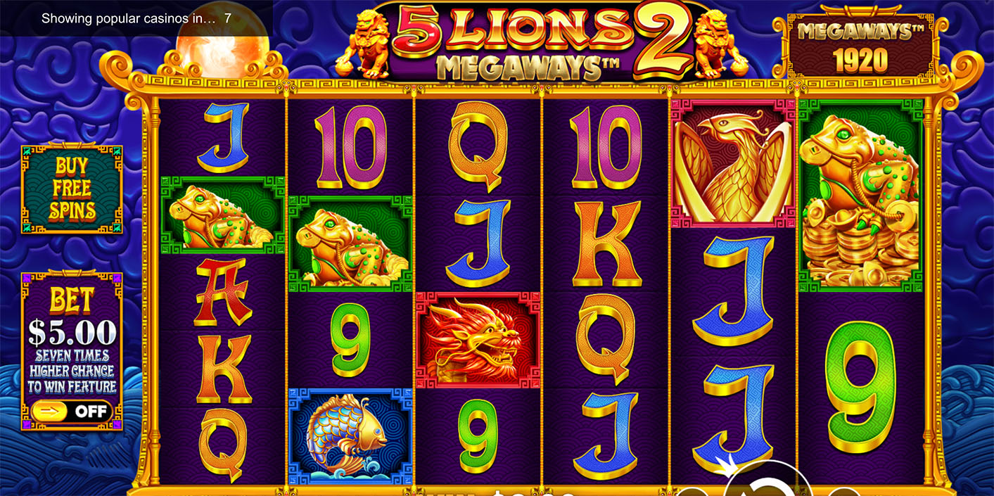 Pragmatic Play - 5 Lions Megaways 2 gameplay - Play.co.za