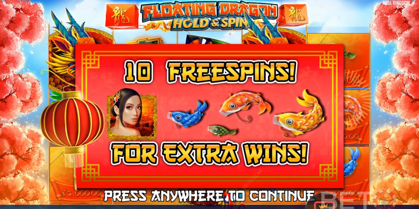 Pragmatic Play - Floating Dragon Hold & Spin Free Spins - Play.co.za