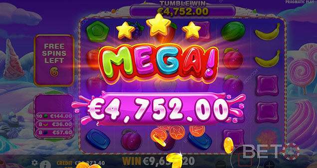 Pragmatic Play -Sweet Bonanza 1000 Mega Win - Play.co.za