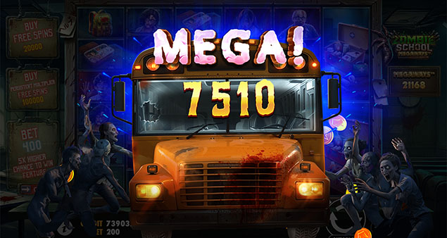 Pragmatic Play - Zombie School Megaways Mega Win - Play.co.za