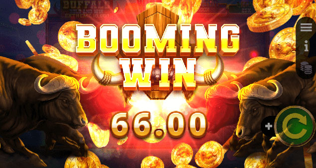Booming Games - Buffalo Hold and Win Extreme 10,000 Booming Win - Play.co.za