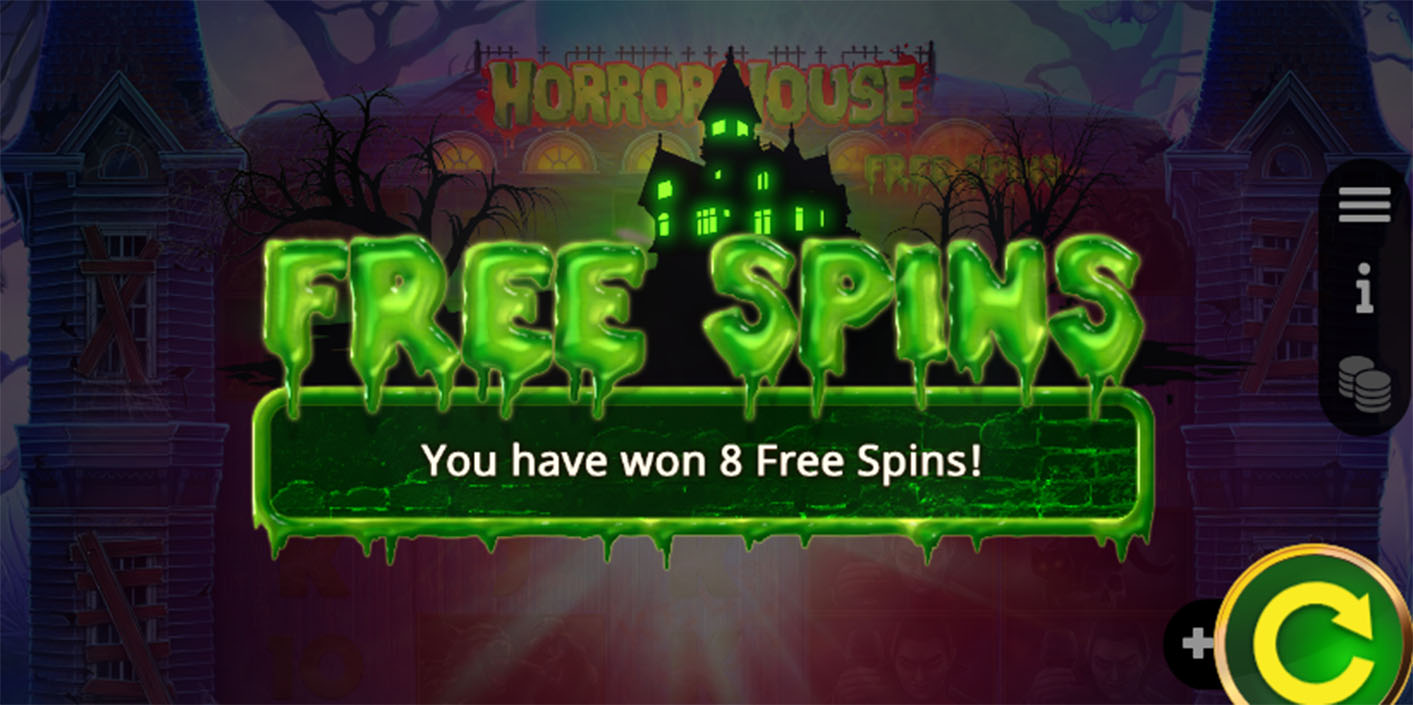 Booming Games - Horror House Free Spins - Play.co.za