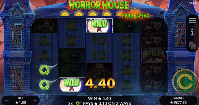 Booming Games - Horror House Win Screen 1- Play.co.za