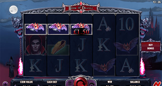 Netgaming - Book of Dracula Win Screen 1 - Play.co.za