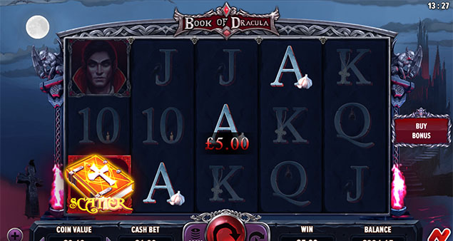 Netgaming - Book of Dracula Win Screen 2 - Play.co.za