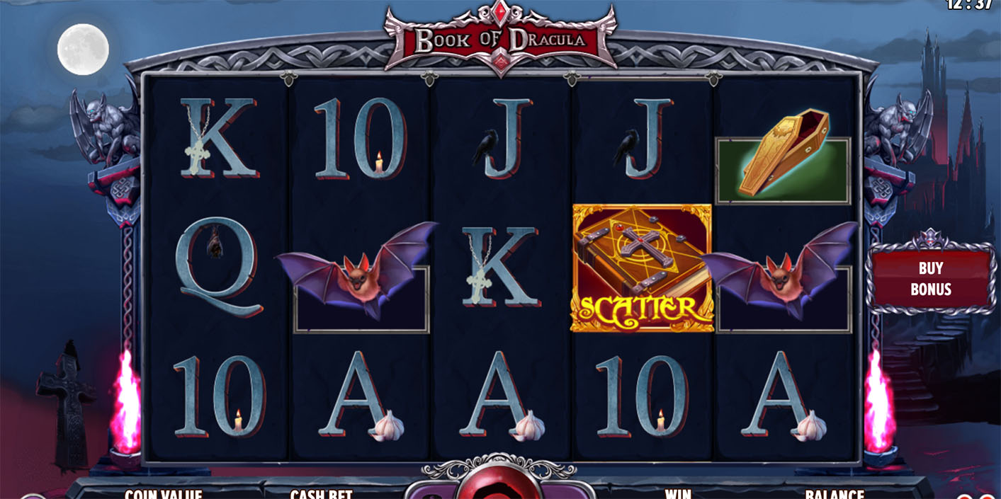 Netgaming - Book of Dracula slot gameplay - Play.co.za