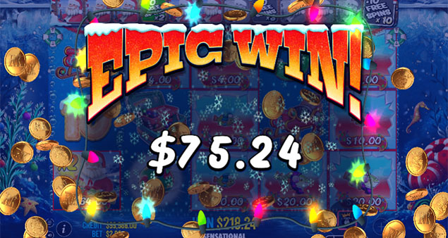 Pragmatic Play - Christmas Big Bass Bonanza Epic Win - Play.co.za