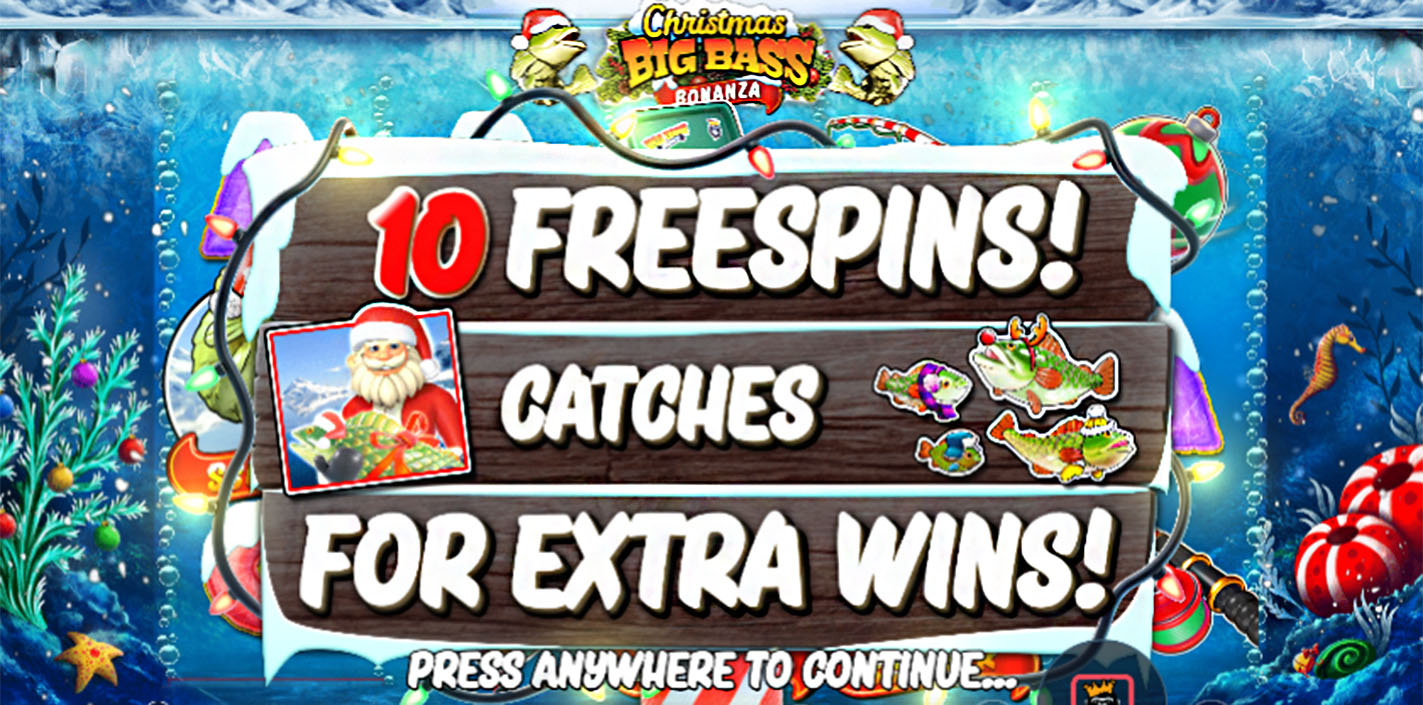 Pragmatic Play - Christmas Big Bass Bonanza free spins - Play.co.za